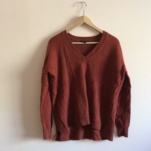 J Crew rust sweater